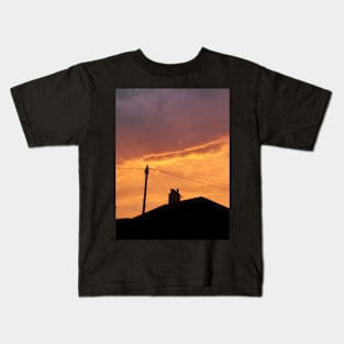 Industrial Sunset Kids T-Shirt